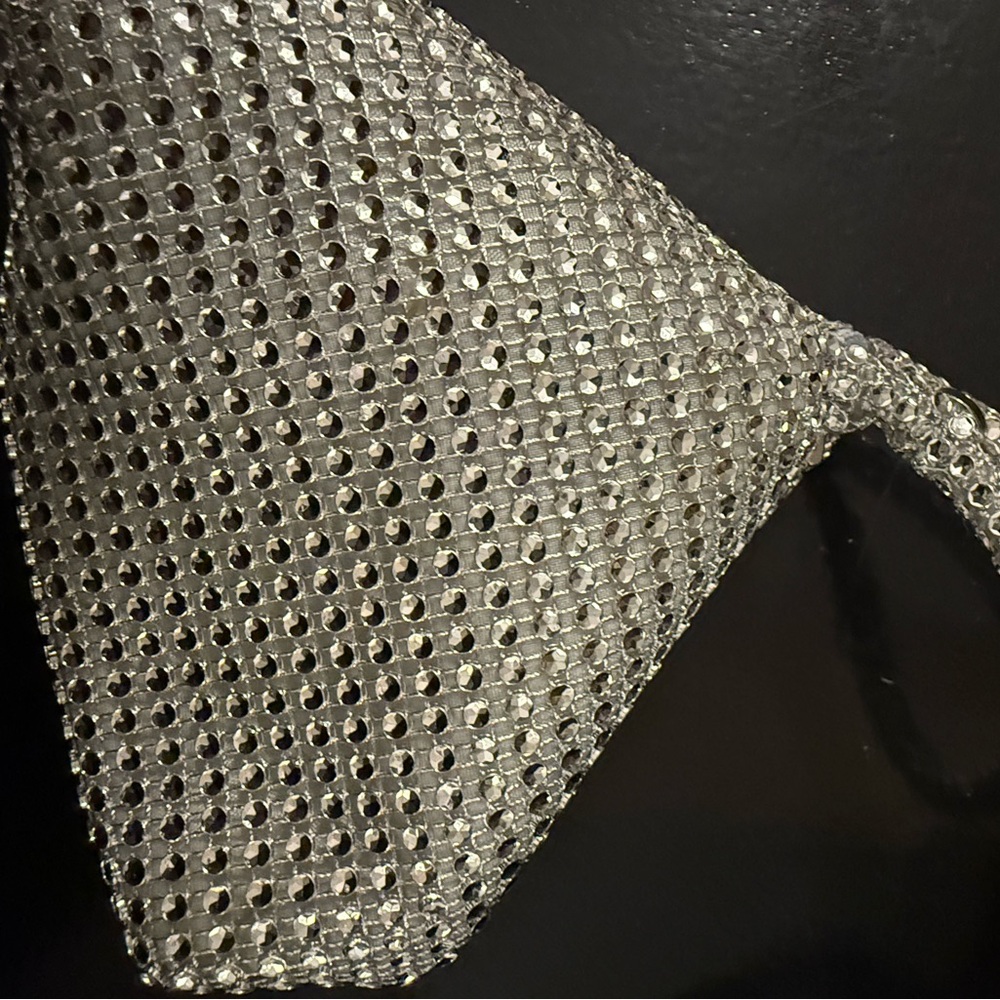 Silver Rhinestone Women's Bag - Picture 2 of 4